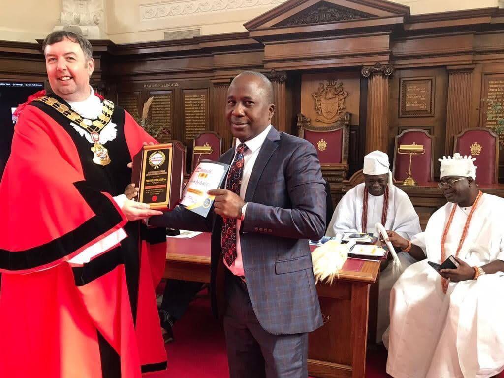 Prof. Azaiki delivering a keynote address